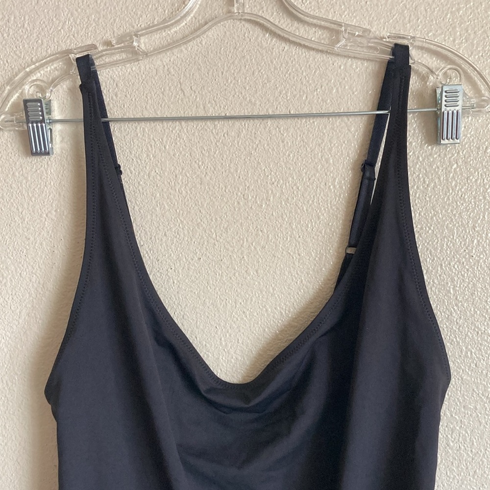 SKIMS Signature Swim Scoop Neck One Piece in Onyx (Size 2X) - Picture 5 of 12